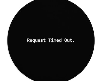 Request Timed Out. | Minimalist Networking Mousepad