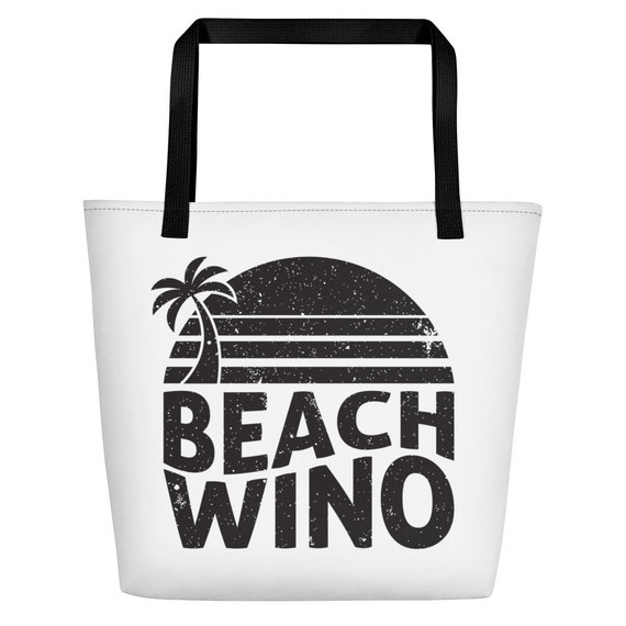 wine beach bag