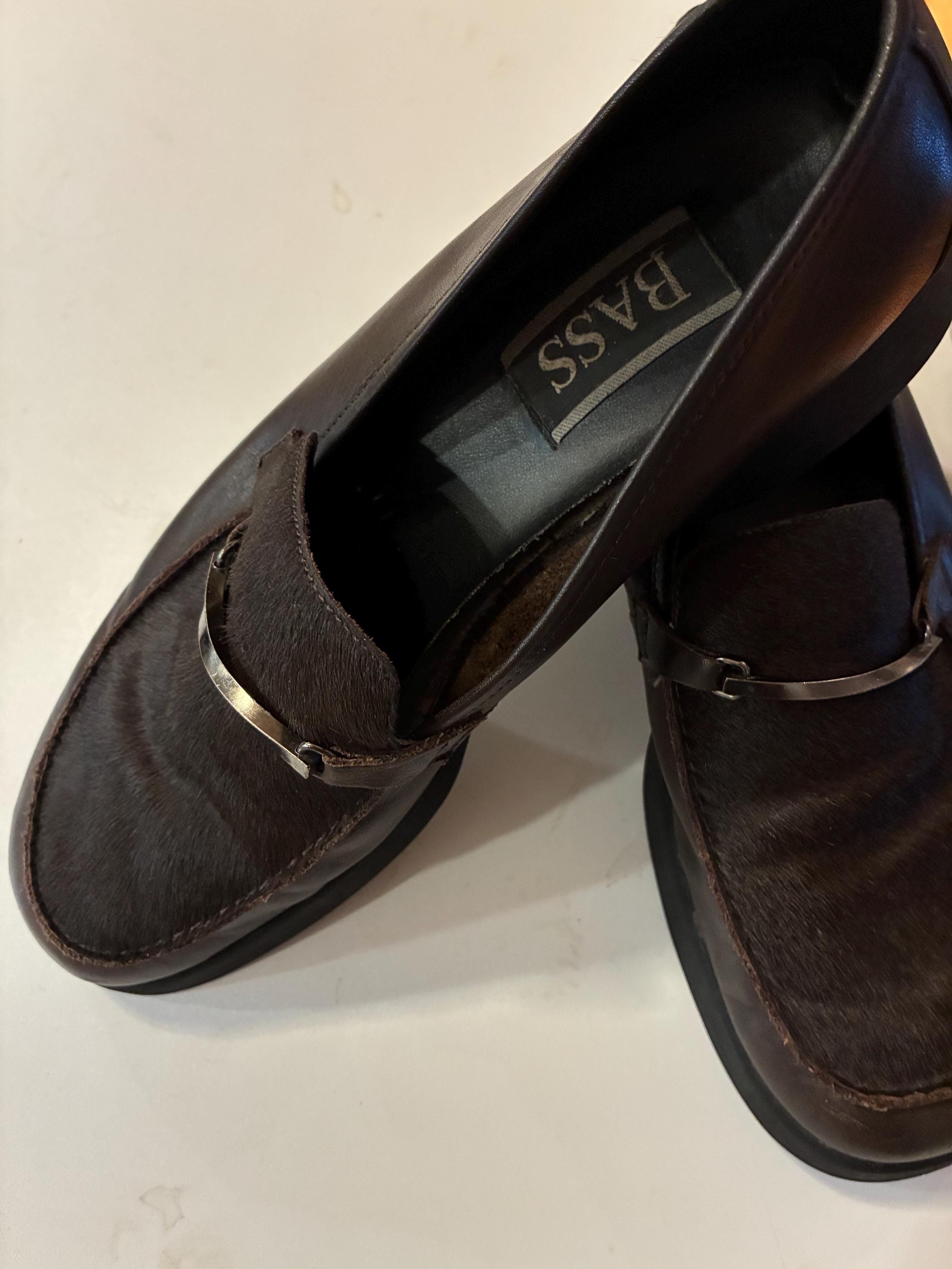 Nunn Bush Black Leather Slip On Tassel Loafers Dress Shoes Men’s Sz 7.5M US/41EU Bass Bass Strout Brown Leather Tassel Loafers SlipOn Casual  main image 2