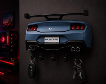 Llavero de pared para coche deportivo