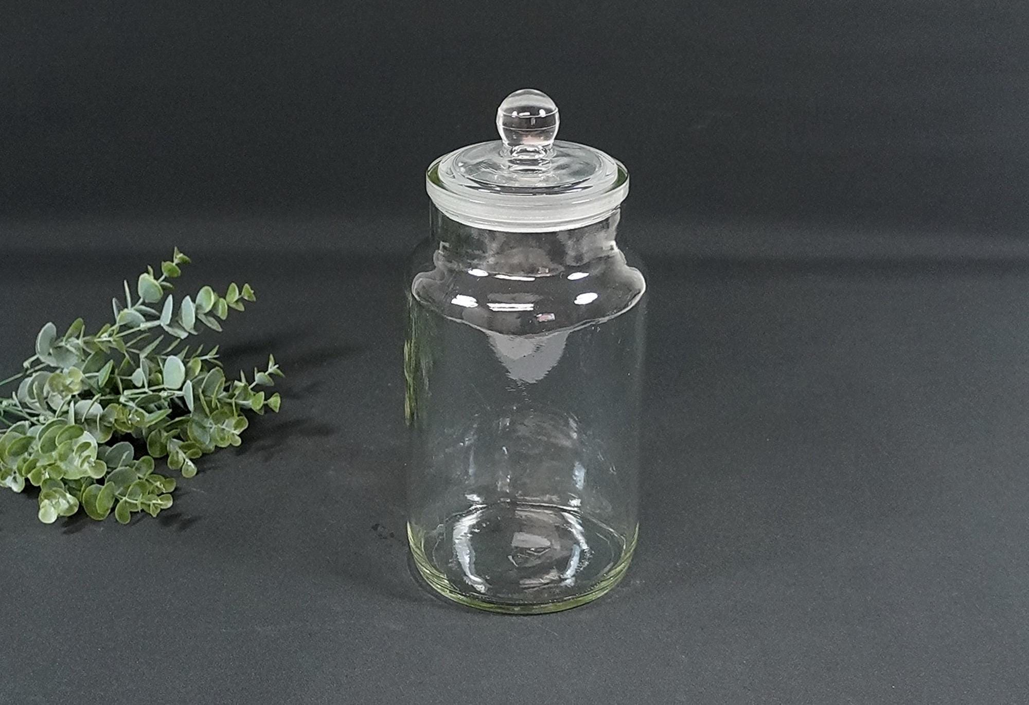 Großes glas mit deckel