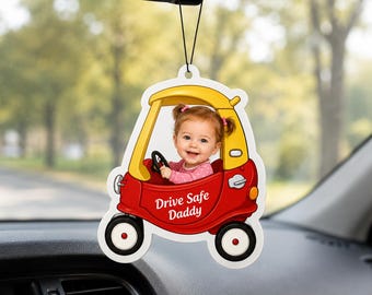 Personalised Kids Photo Car Air Freshener, Custom Air Freshener, Picture Air Freshener, Cute Car Accessories, Photo Freshener, Car Freshies