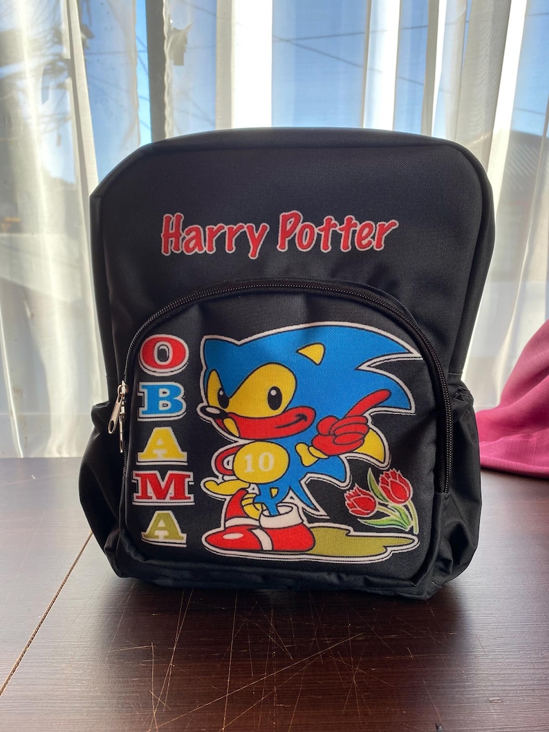 Harry Potter Obama Sonic 10 Handmade Backpack - Etsy