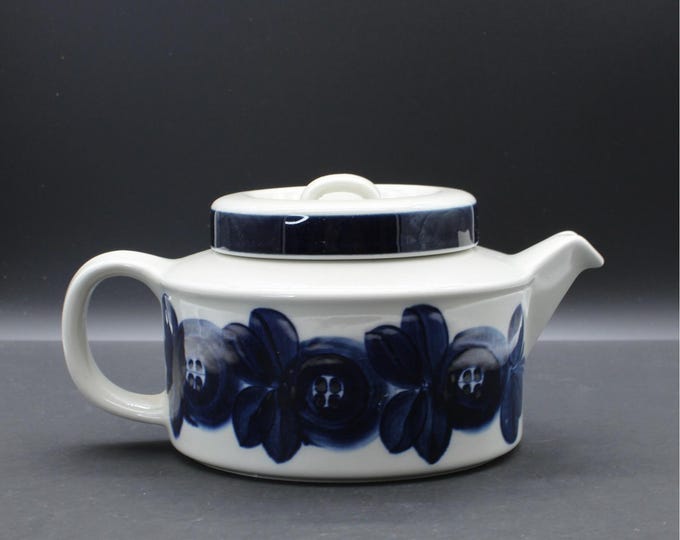 Vintage Arabia Finland Anemone Teapot with Lid Ulla Procope Mid Century Modern
