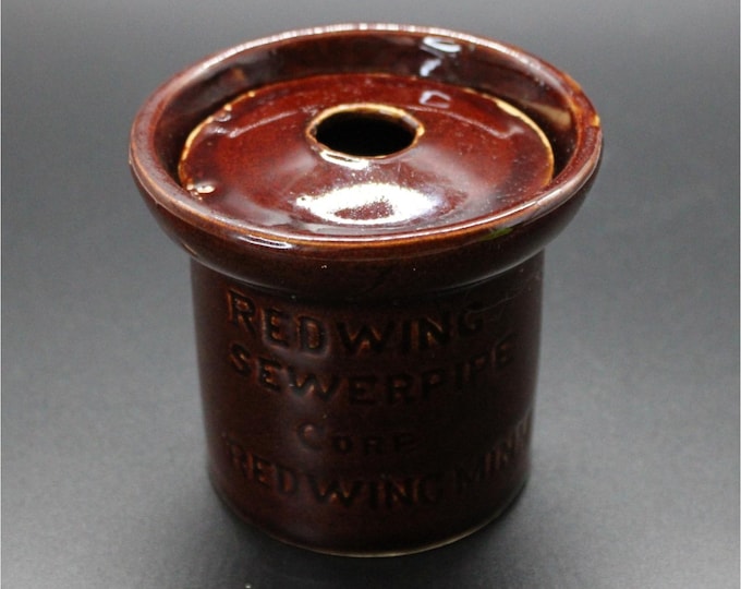 VINTAGE Red Wing Sewerpipe Advertising Sample by Red Wing Pottery