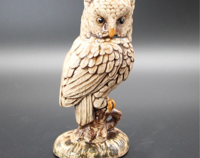 Ceramic Owl Figurine