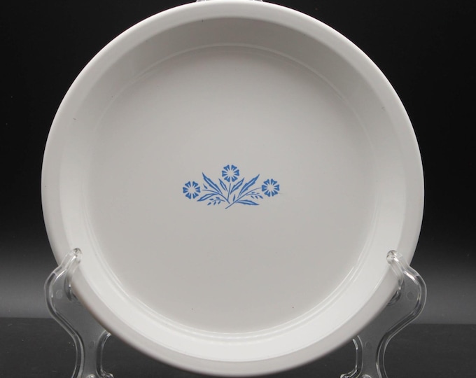Vintage Corning Ware Blue Cornflower P-309 9" Pie Plate Blue Cornflower