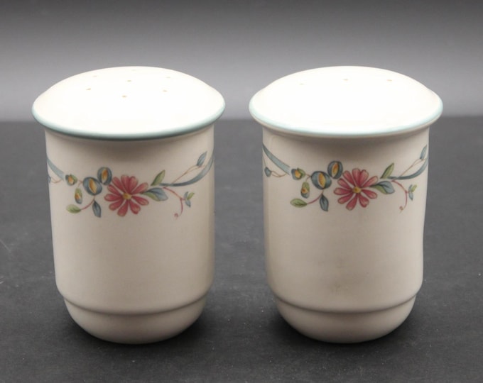 Vintage Lenox "Cottage Courtyard" Salt & Pepper Shakers Set Excellent Condition