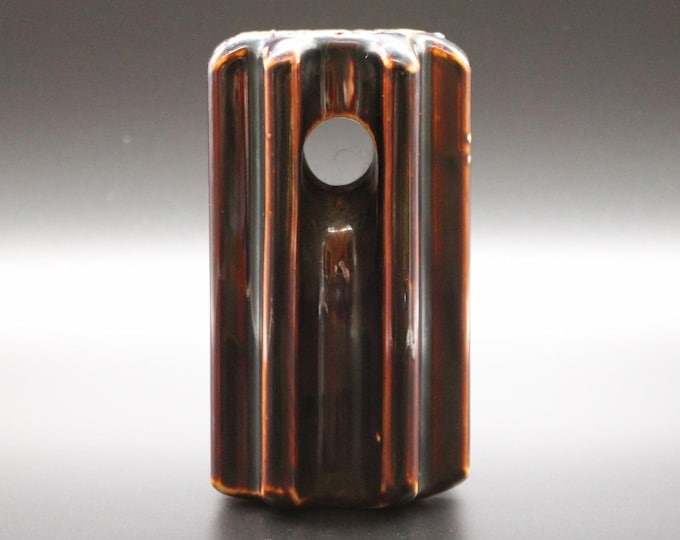 Vintage Ceramic Insulator Brown, Great Condition