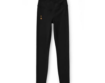 KENKYO Faith-legging voor dames | 信 Faith Kanji | Athletic XS-2XL met hoge taille