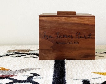 Engraved Photo Box for Baby, Personalized Keepsake Box, Engraved Wooden Box, Memory Box, Heirloom Box, Personalized Box, Personalized  Gift