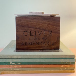Personalized Photo Box for Baby, Engraved Wood Photo Keepsake Box, Box for Baby Boy, Newborn Photo Box, Box For Photos, Keepsake Photo Box