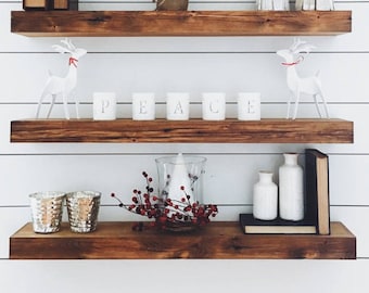 wood shelf etsy