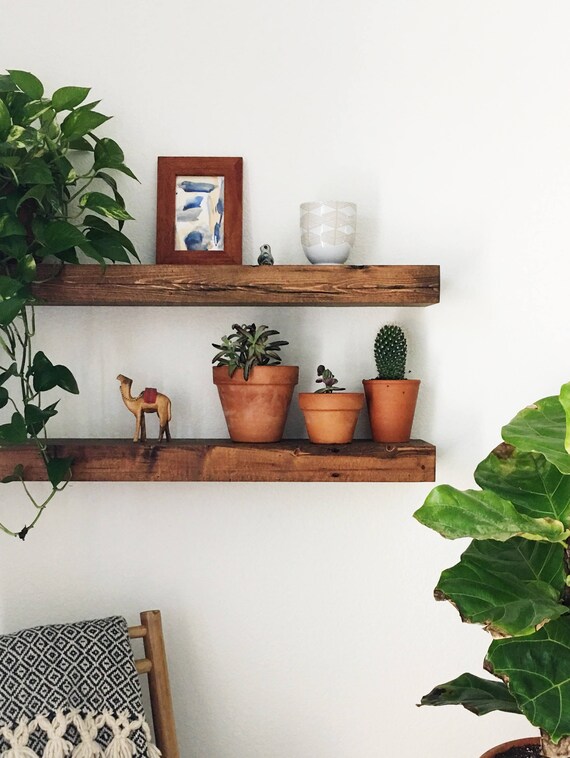 Floating Shelf Shelves Farmhouse Style Nursery Rustic Shelving Nightstand