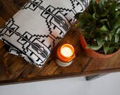 Wooden Bench - - Reclaimed Wood Chevron Table - - Wood Furniture - - Living Room - - Home Decor (Shipping Included)