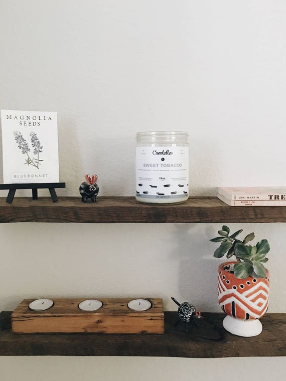 Rustic Floating Shelf Wooden Image 0