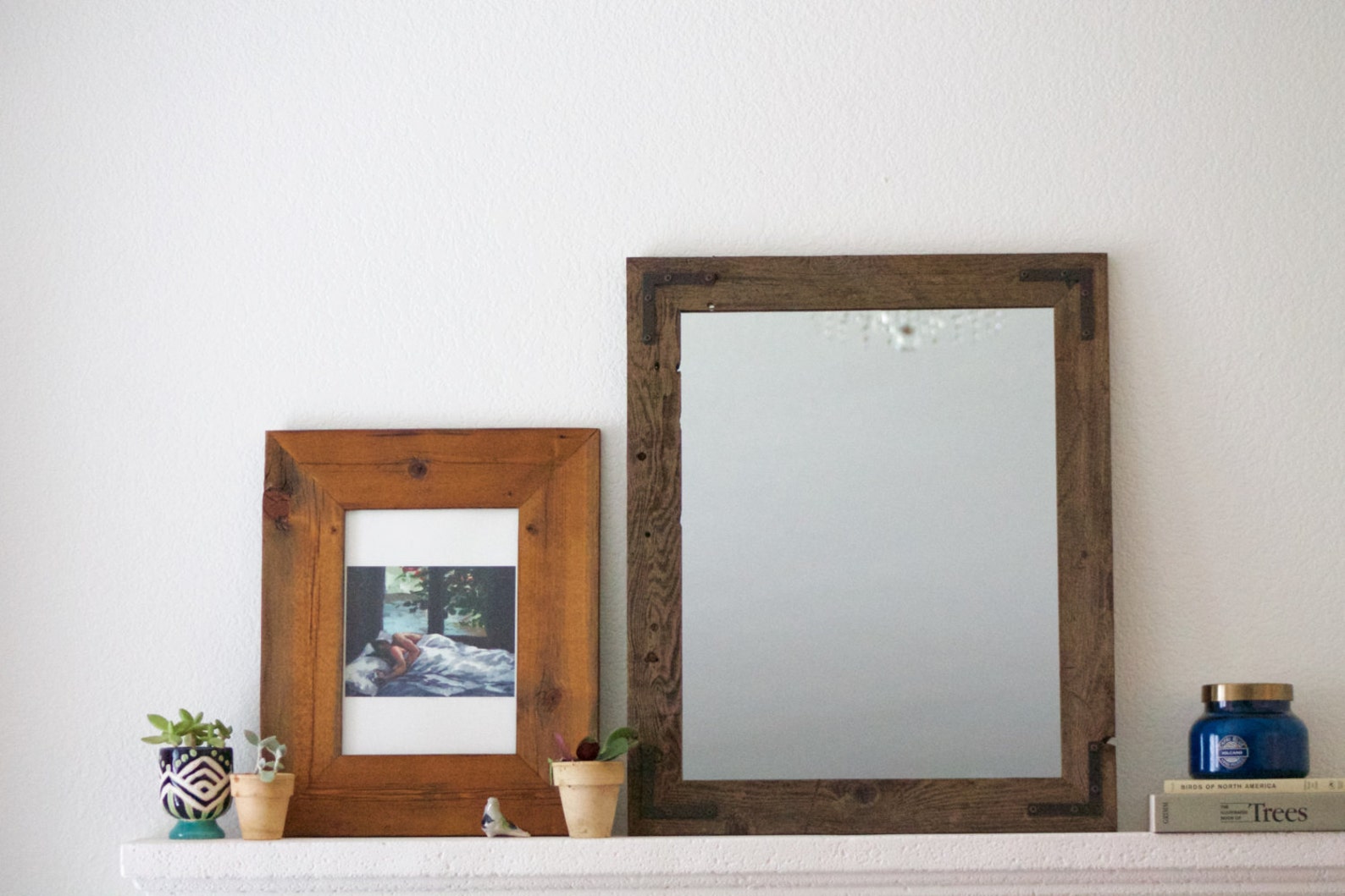 Wood Mirror Rustic Wall Mirror Wall Mirror Vanity Mirror | Etsy