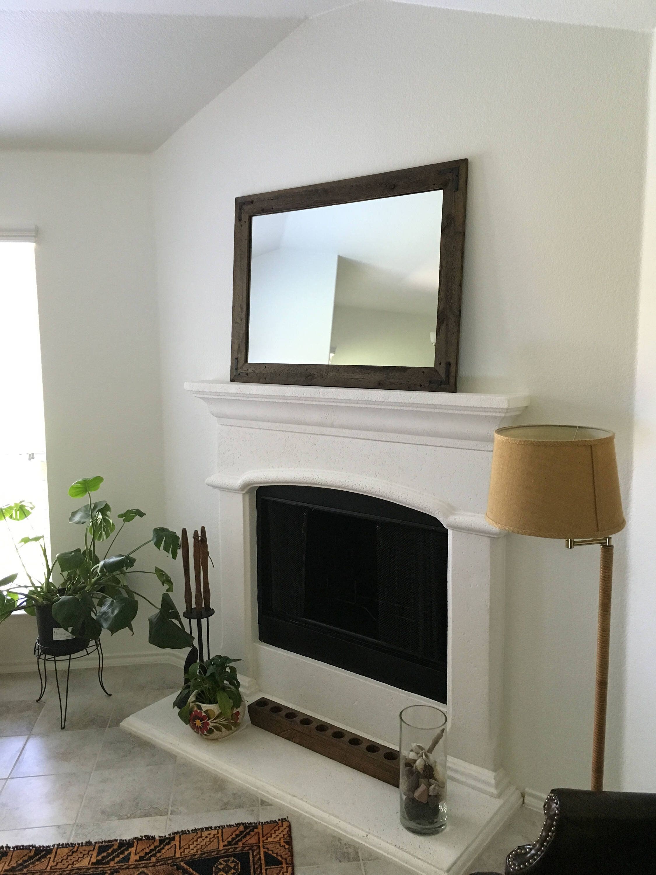 Large Wall Mirror Large Wood Framed Mirror Large Bathroom - Etsy UK