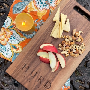 Personalized Cheese Board Gift For Wedding Engraved image 6