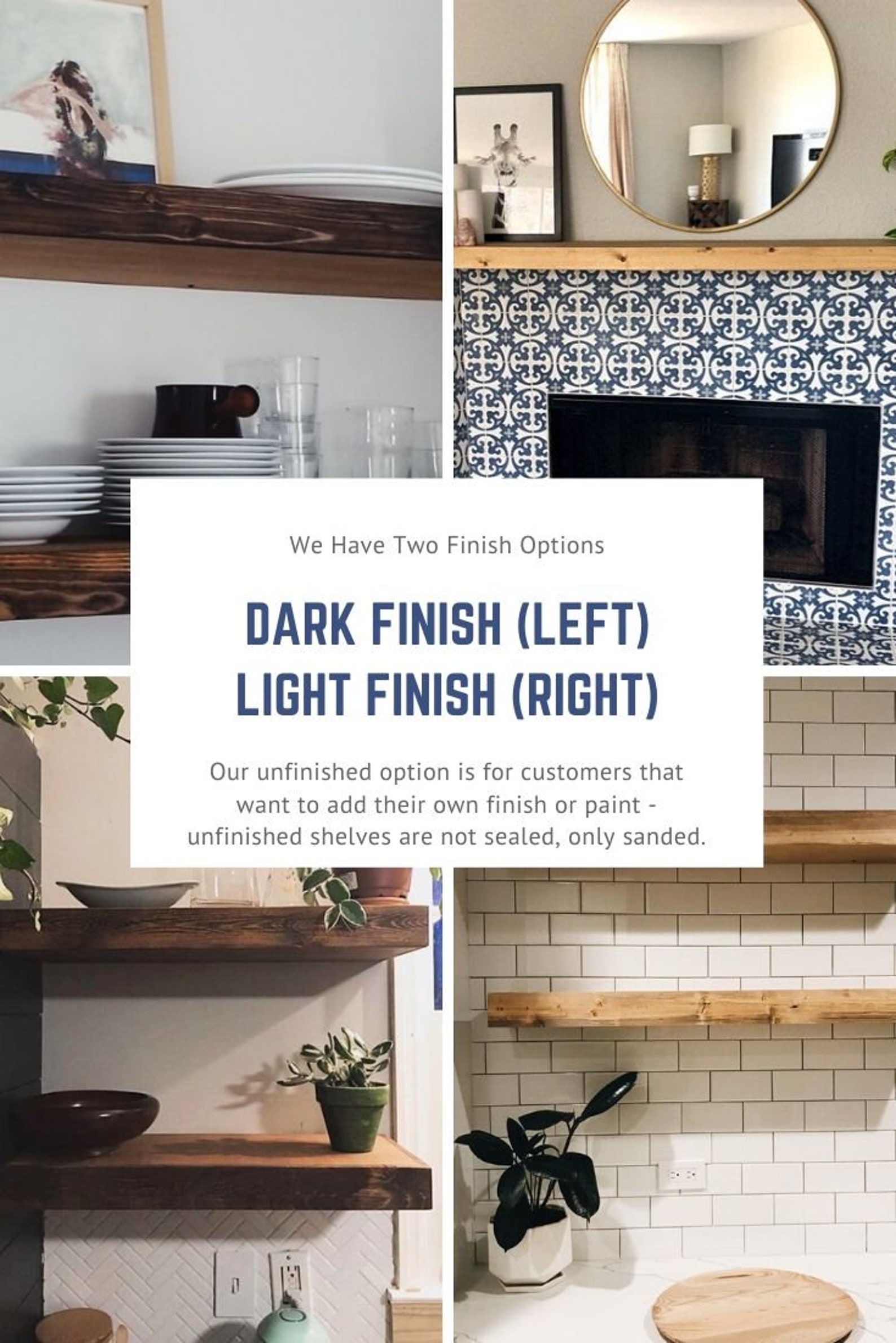 Floating Shelf Floating Shelves Farmhouse Style Floating | Etsy