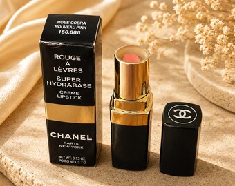 Vintage Chanel Rouge à Lèvres Lipstick • Rose Cobra Nouveau Pink, Unused Boxed Collector Piece