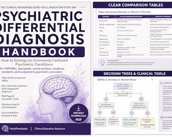 The Psychiatric Differential Diagnosis Handbook | Real-World Clinical Reasoning for Mental Health Providers