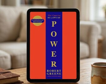 The Concise 48 Laws of Power | Laws of Power and Influence Guide | Daily Strategy Journal | Digital Download PDF
