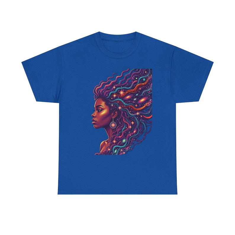 Camiseta Black Futures / Camiseta con retrato de galaxia psicodélica imagen 2