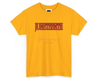 Maglietta con scritta Juneteenth / Maglietta grafica Juneteenth Pride