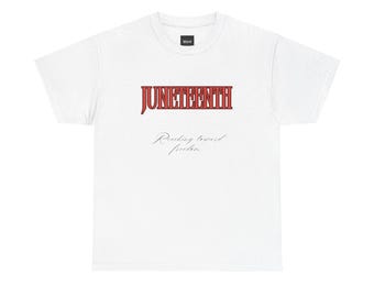 Maglietta con logo Juneteenth / Maglietta per la celebrazione del Juneteenth