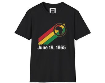 Maglietta per il Juneteenth — 19 giugno 1865, maglietta celebrativa