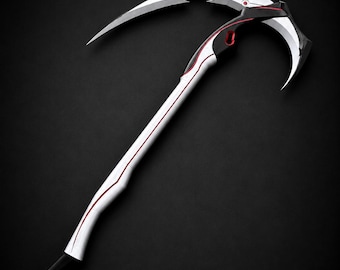 Warframe Hate Scythe Prop - Cosplay imprimé en 3D fini à la main - Affichage grandeur nature