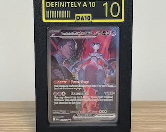 Definitely A 10 (DA10) – Présentoir pour cartes à collectionner, étui pour cartes non gradées et étui rigide, présentoir pour cartes gradées