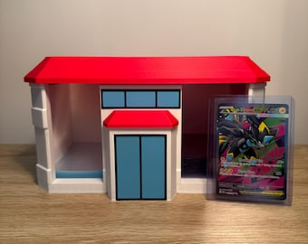 Organisateur de cartes Card Care Command Center, présentoir de bureau pour cartes à collectionner, avec support pour pochettes rigides et pochettes individuelles.