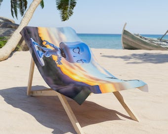 Marvel - Fantastic Four- The Silver Surfer Funko Pop! Figure Beach Towel