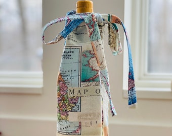 Bolsa de tela para vino / Vino / Bolsa de regalo / Regalos para anfitrionas / Bolsa de vino reutilizable / Bolsa de regalo para vino / Bolsas de regalo reutilizables / Ecológica / Bolsa de vino / Regalo