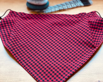 Plaid Face Mask, Bandana Face Mask, Cotton Face Mask, Cloth Face Mask, Designer Face Mask, Veil, Washable Face Mask