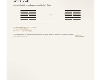 Changing Lines & Relating Hexagrams Workbook | I Ching PDF