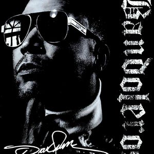 DON OMAR design png dtf halftone t-shirt digital screen printing reggaeton latin music print black t-shirt only