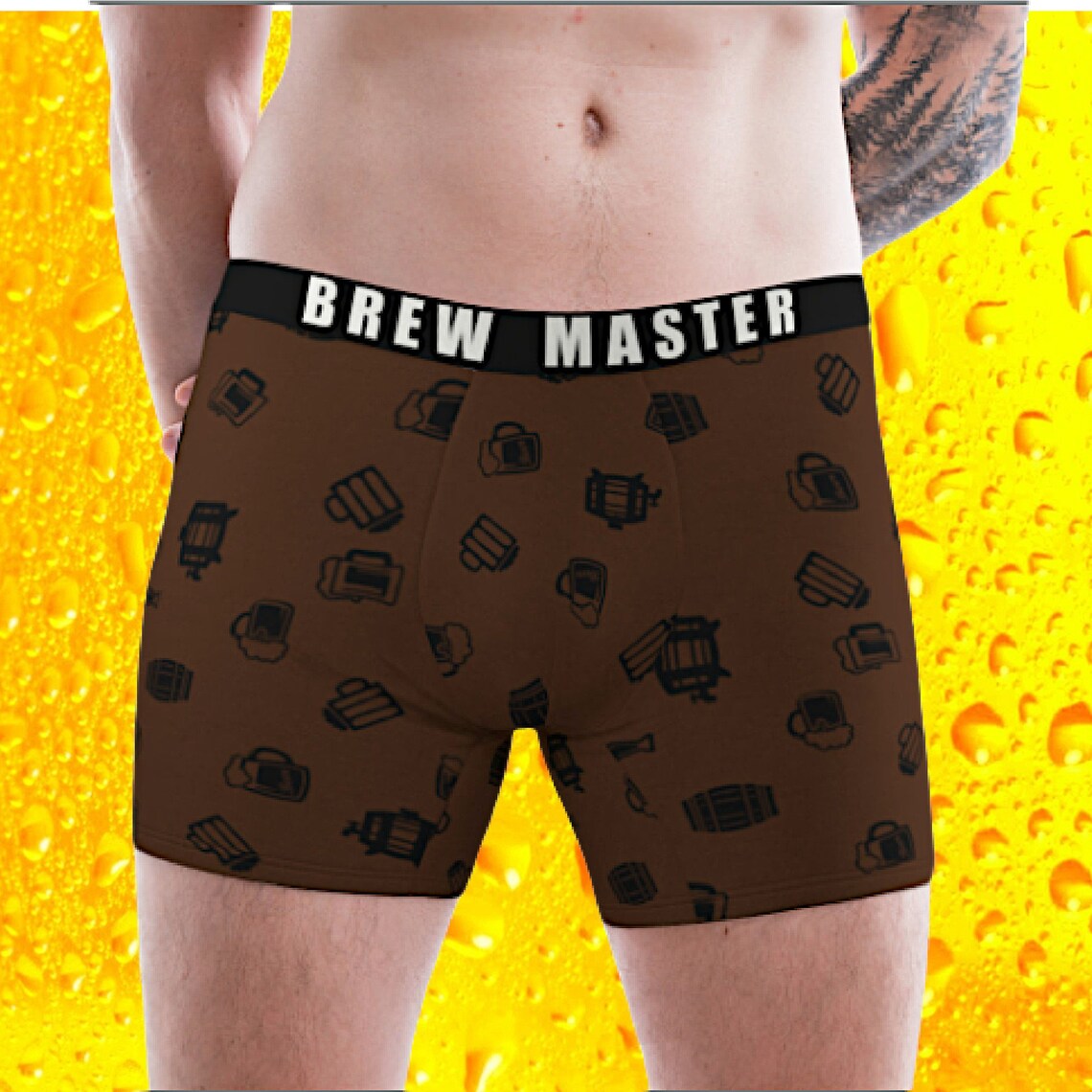 Brew Master Underwear Brewing Boxer Shorts Beer Drinking Etsy
