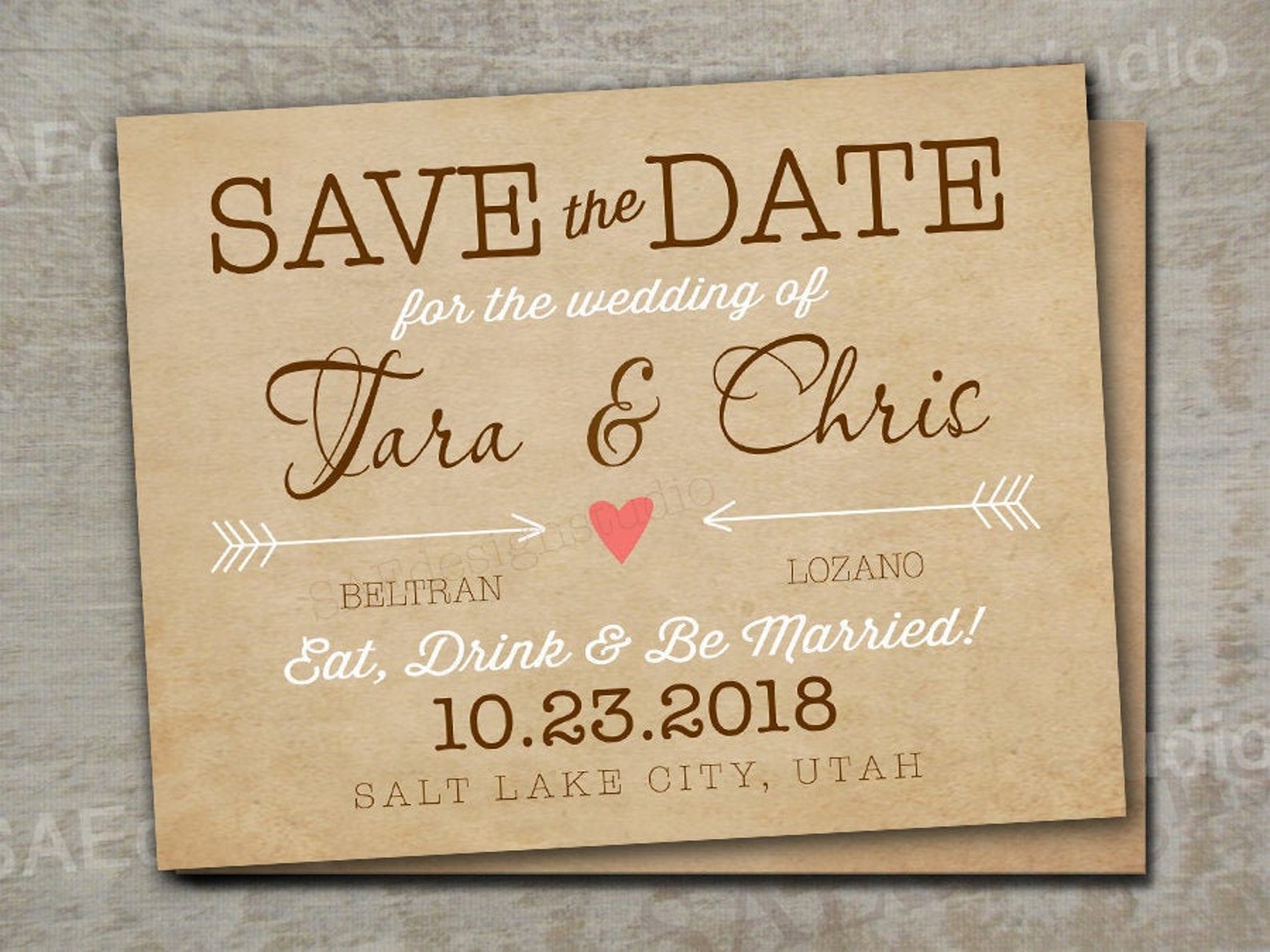 Rustic wedding save the dates magnets cards postcards boho etsy