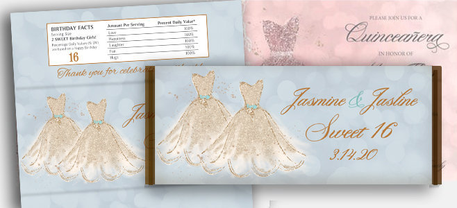 15+ Birthday Candy Bar Card
