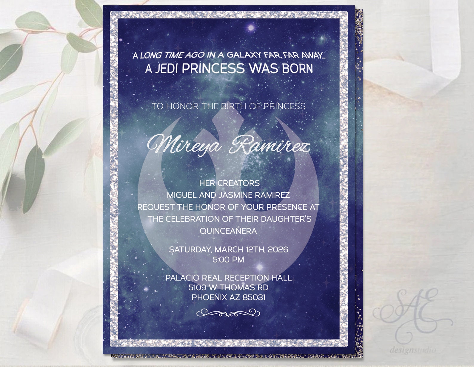 Star Wars Themed Wedding Invitations