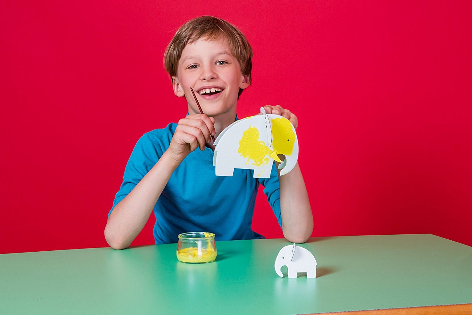 Cardboard Elephants Cardboard Animals Craft Kit Birthday Etsy