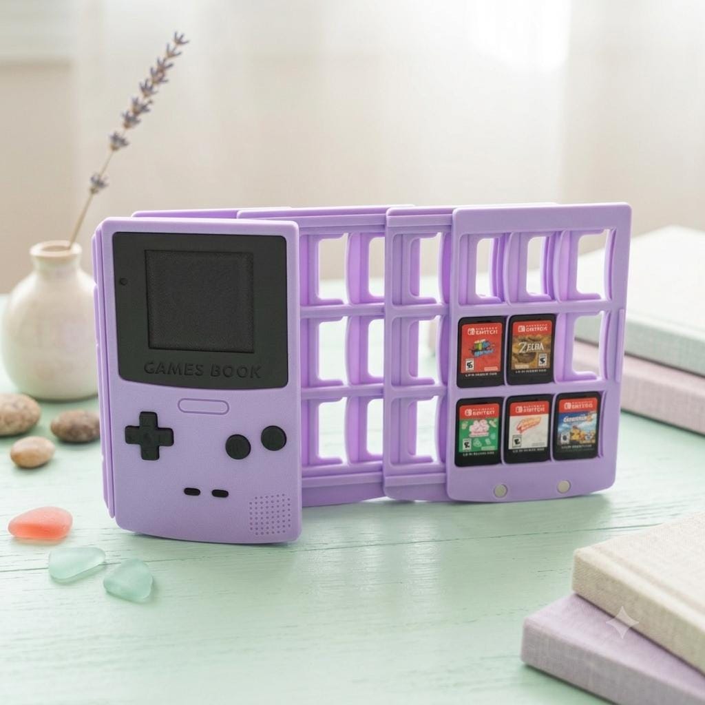 Switch Game Holder + 4 Screen Plates