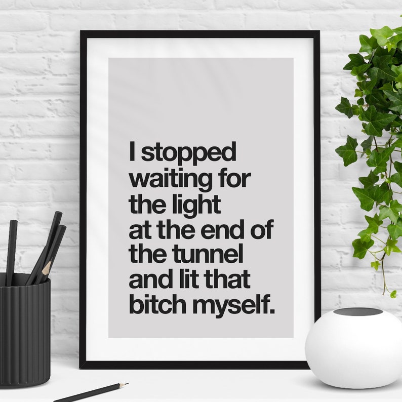 I Stopped Waiting for The Light at the End of the Tunnel  image 0