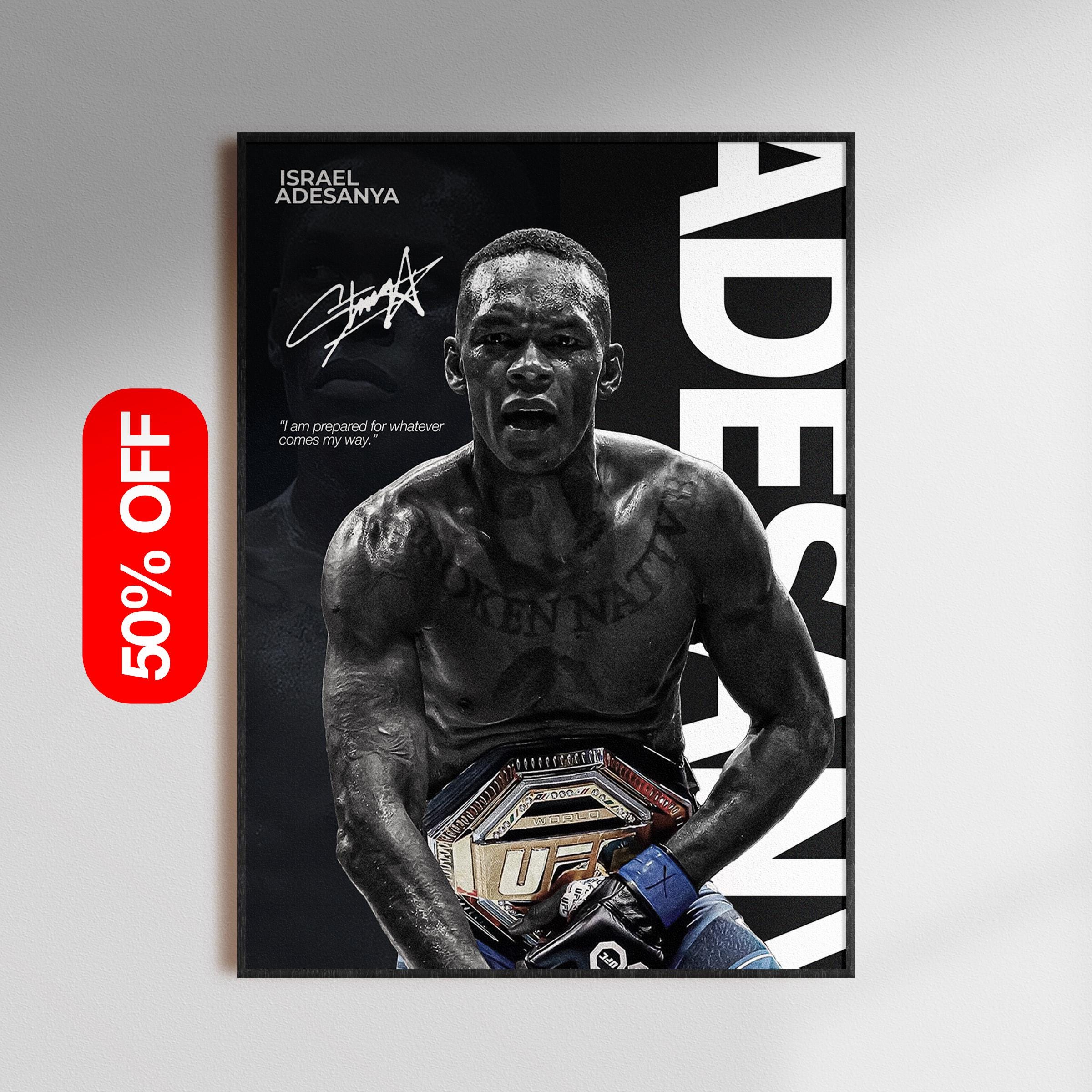 Stylebender Poster Israel Adesanya Poster, UFC Wall Art, Stylebender MMA Print ...