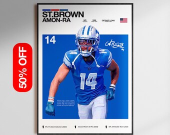 Póster de Saquon Barkley, Arte de pared de los Philadelphia Eagles, Impresión de fútbol americano de la NFL, Descarga digital del corredor, Regalo de decoración deportiva para fanáticos de los Eagles
