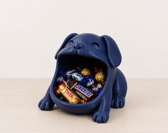 3D Printed Dog Key Holder, Entryway Organizer Catchall Tray, Desk Decor