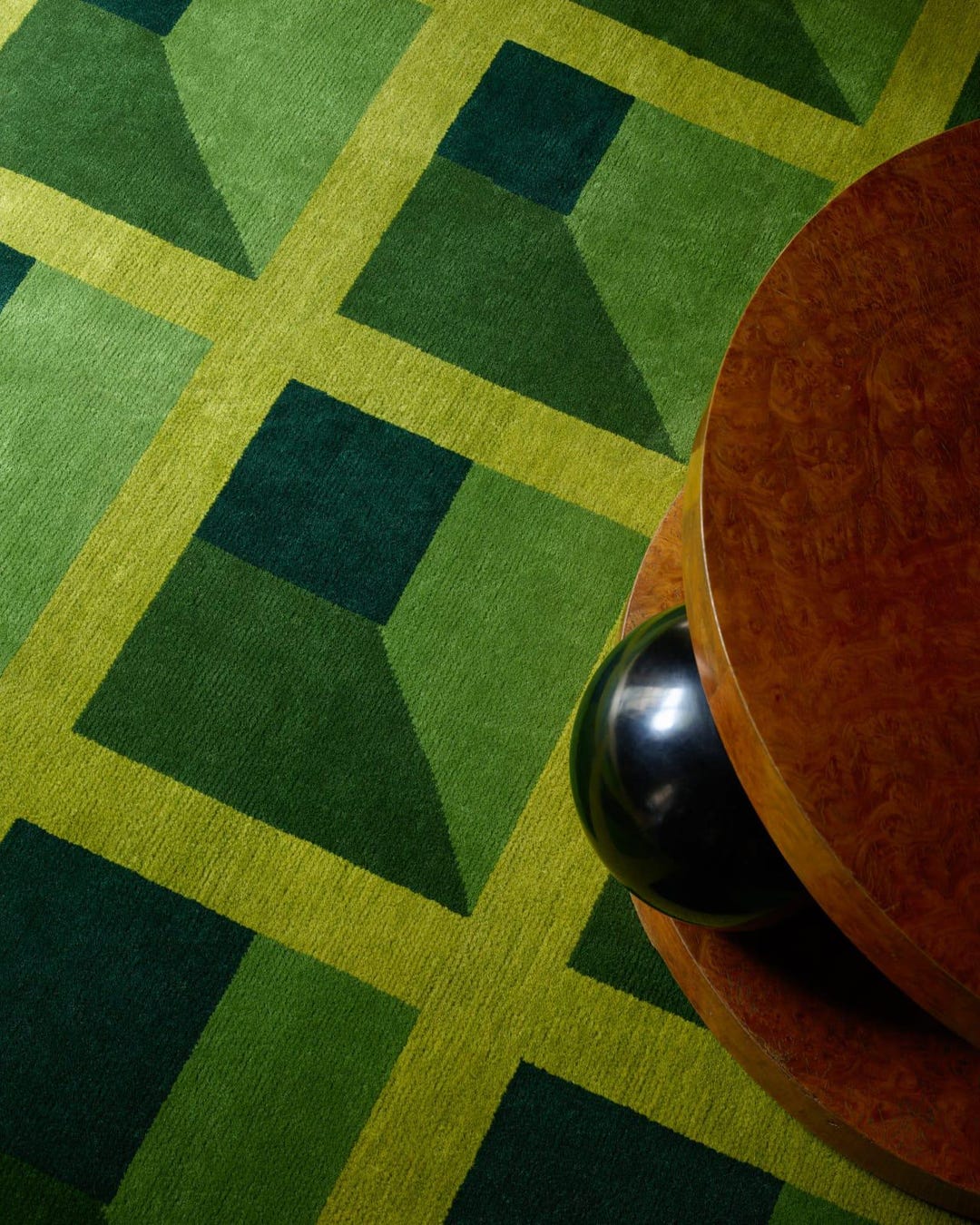 Olive Green Rugs Pattern Olive Green Geometric Grid Tufted Wool Rug Handmade Modern Area Rug ...